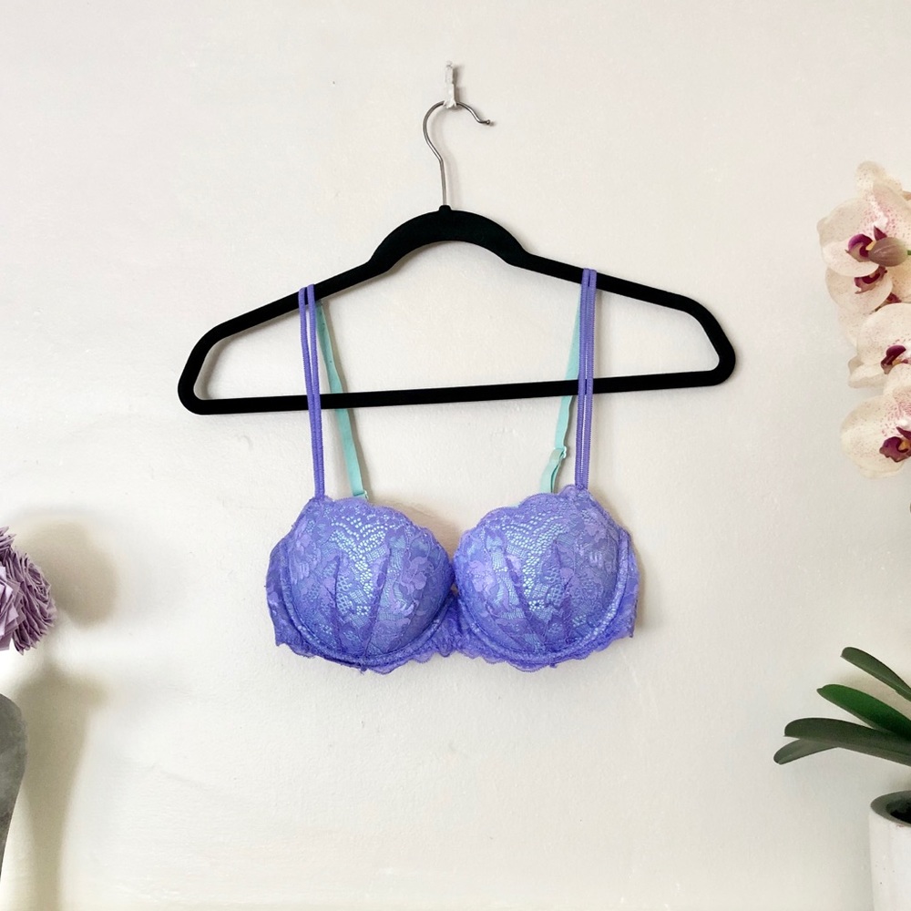 VS | Purple Lace Push Up Bra